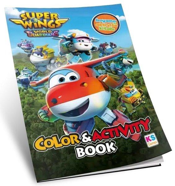Harika Kanatlar Aktiviteli Boyama Kitabı | Ks Games (İnce Kapak) - Resim 1