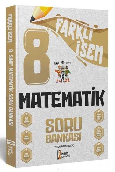 2024 8.Sınıf Matematik Farklı İsem Soru Bankası | İsem Yayıncılık - Ortaokul (İnce Kapak) - Resim 1