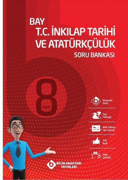 Bay LGS T.C. İnkılap Tarihi ve Atatürkçülük Soru Bankası | Bilim Anahtarı Yayınları (İnce Kapak) - Resim 1