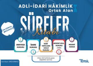 Adli - İdari Hakimlik Ortak Alan Süreler Kitabı | Temsil Kitap (Ciltsiz) - Resim 1