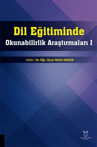 Dil Eğitiminde Okunabilirlik Araştırmaları I | Akademisyen Kitabevi (Ciltsiz) - Resim 1