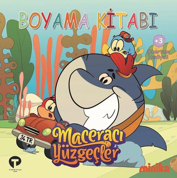 Maceracı Yüzgeçler Boyama Kitabı 2 | Turkuvaz Çocuk (Ciltli) - Resim 1