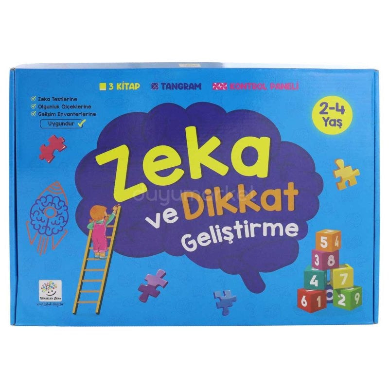 2-4 Yaş Zeka Ve Dikkat Geliştirme Seti kitap kapağı