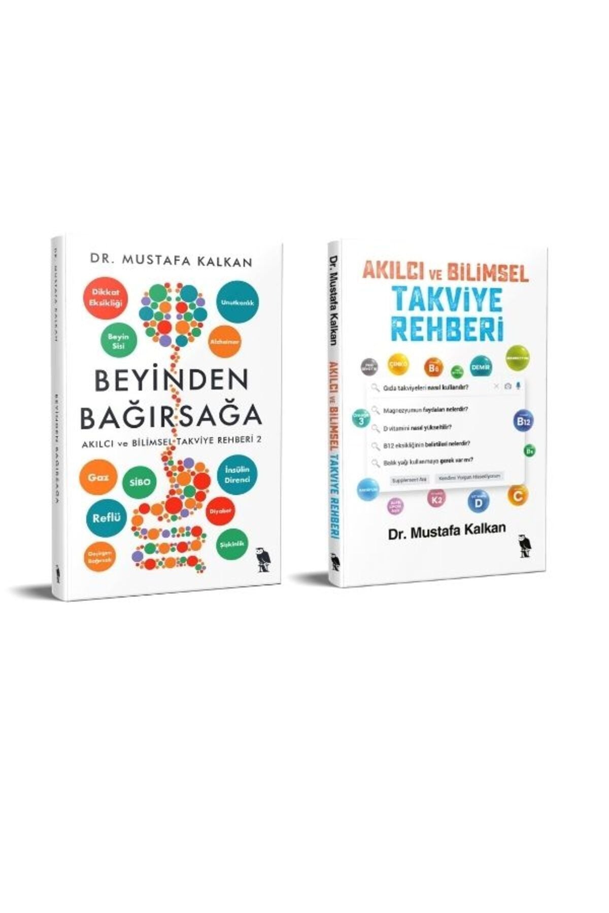 2 Kitap Set - Beyinden Bağırsağa - Akılcı Ve Bilimsel Takviye Rehberi - Dr. Mustafa Kalkavan kitap kapağı