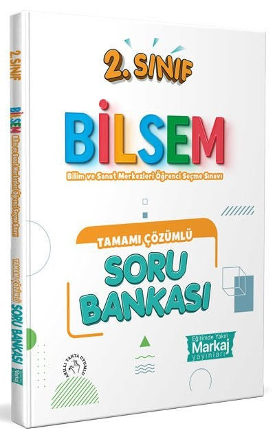 2. Sınıf Bilsem Tamamı Çözümlü Soru Bankası Markaj Yayınları kitap kapağı