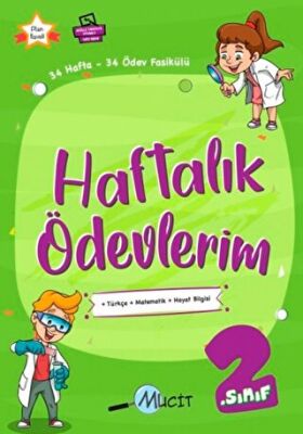 Mucit Yayınları 2. Sınıf Haftalık Ödevlerim - Kolektif kitap kapağı