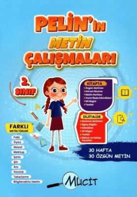 Çalışkan Yayınları 2. Sınıf Pelin İle Metin'İn Çalışmaları - Kolektif kitap kapağı