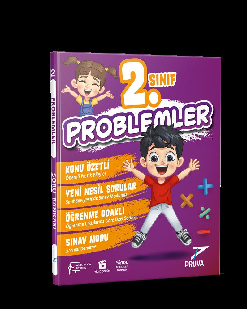 2. Sınıf Problemler Soru Bankası Pruva Akademi kitap kapağı