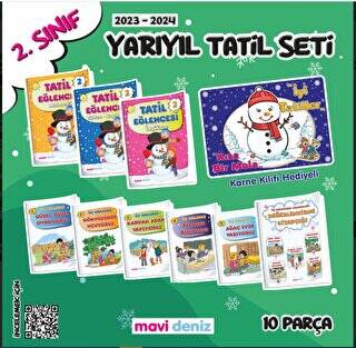 2. Sınıf Yarıyıl Tatil Eğlencesi Seti - Kolektif kitap kapağı