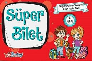Berkay Yayıncılık 2 ve 3. Sınıf Süper Bilet Dizisi 10 Kitap - Kolektif kitap kapağı