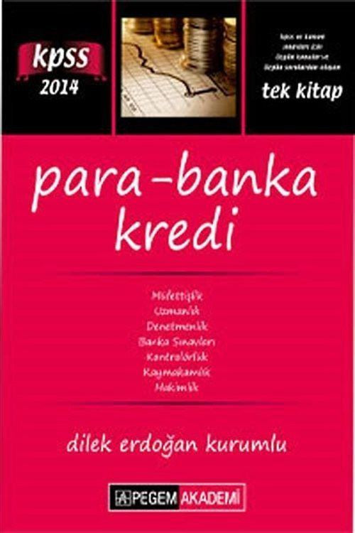 2014 KPSS A Grubu Para-Banka-Kredi Konu Anlatımı kitap kapağı