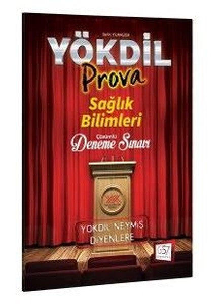 2017 YÖKDİL Prova Sağlık Bilimleri Çözümlü Deneme Sınavı - Selin Yılmazer kitap kapağı