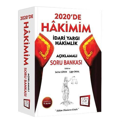 2019 Hakimim İdari Yargı Hakimlik Açıklamalı Soru Bankası kitap kapağı