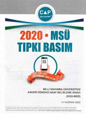 2020 MSÜ Tıpkı Basım - Kolektif kitap kapağı
