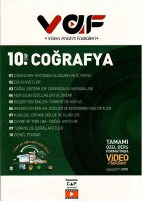 10. Sınıf Coğrafya Video Anlatım Fasikülleri - Kolektif kitap kapağı