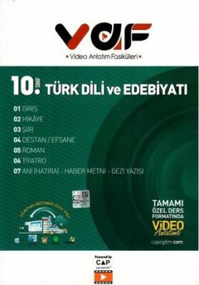 10. Sınıf Türk Dili ve Edebiyatı Video Anlatım Fasikülleri - Kolektif kitap kapağı