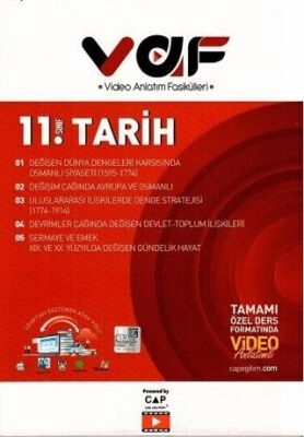 11.Sınıf Tarih Video Anlatım Fasikülleri - Kolektif kitap kapağı
