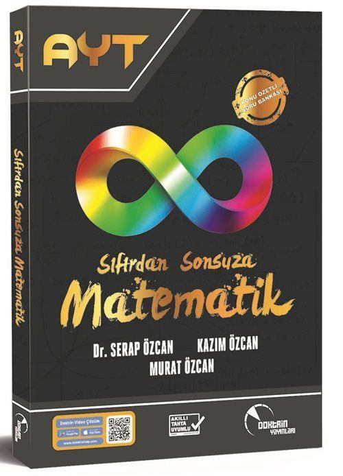 2022 AYT Sıfırdan Sonsuza Matematik Konu Özetli Video Çözümlü Soru Bankası - Kazım Özcan kitap kapağı