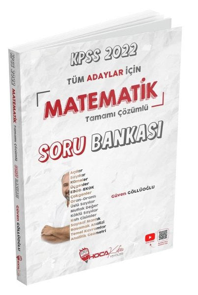 2022 KPSS Matematik Tamamı Çözümlü Soru Bankası - Güven Göllüoğlu kitap kapağı