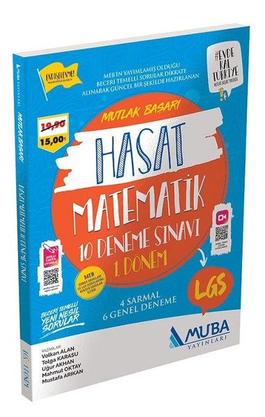 2022 LGS Mutlak Başarı Matematik Hasat 10 Deneme Sınavı - Kolektif kitap kapağı