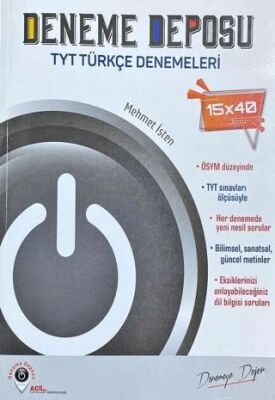 YKS TYT Türkçe 15x40 Denemeleri - Mehmet İşten kitap kapağı