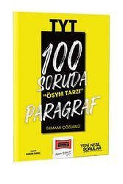 2023 100 Soruda ÖSYM Tarzı TYT Paragraf Tamamı Çözümlü Soru Bankası - Kolektif kitap kapağı