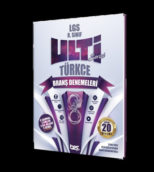 2023 8.Sınıf Türkçe Ulti Branş Deneme - Kolektif kitap kapağı