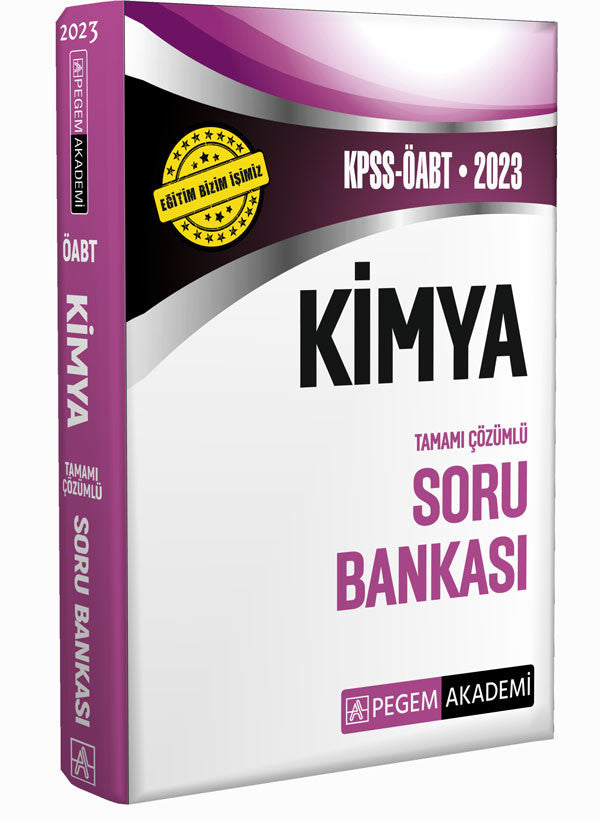 2023 KPSS ÖABT Kimya Soru Bankası kitap kapağı