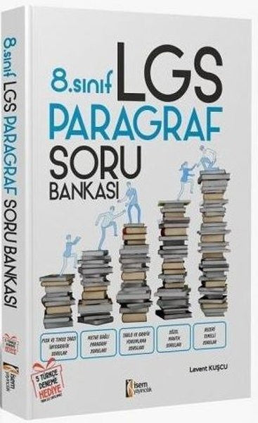 2023 LGS 8. Sınıf Paragraf Soru Bankası +5 Deneme - Levent Kuşcu kitap kapağı