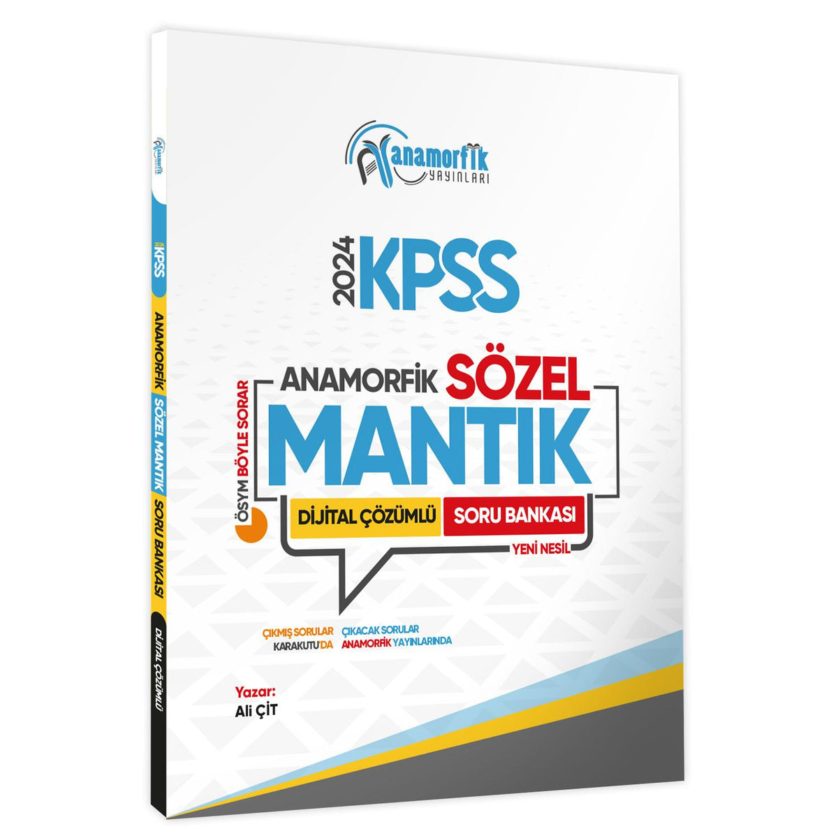 KPSS Anamorfik Sözel Mantık Soru Bankası Yeni Müfredat Dijital Çözümlü kitap kapağı