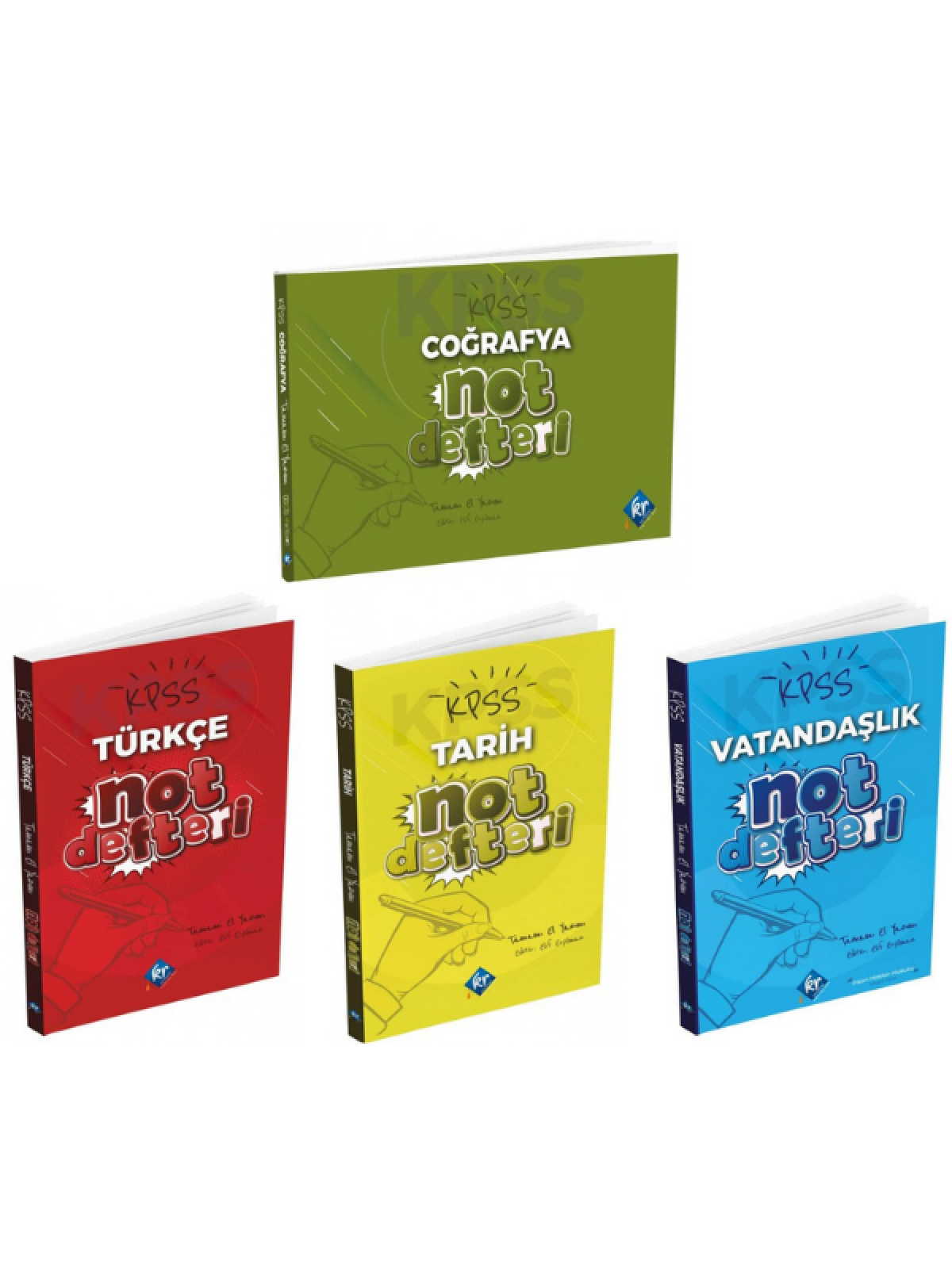 2024 KPSS Sözel Defter Seti (Tarih-Coğrafya-Vatandaşlık-Türkçe) KR Akademi Yayınları kitap kapağı