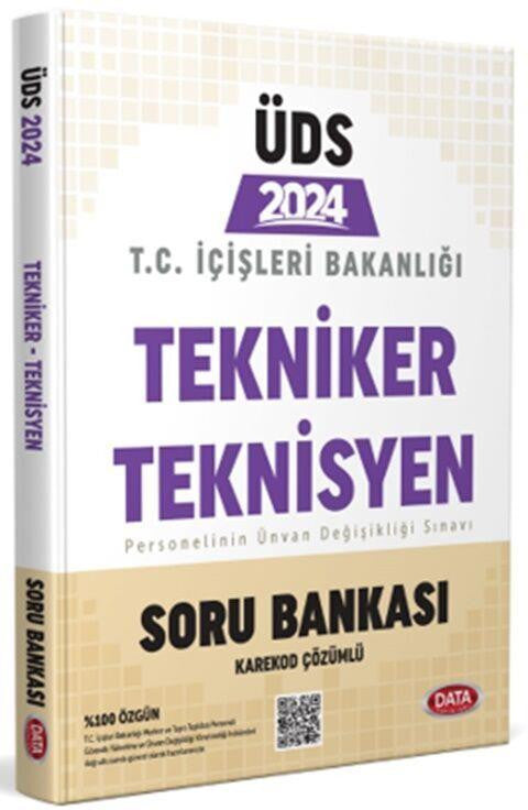 2024 UDS T. C. İçişleri Bakanlığı Tekniker Teknisyen Soru Bankası - Kolektif kitap kapağı