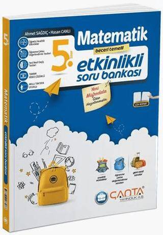 2025 5.Sınıf Matematik Etkinlikli Kazanım Soru Bankası - Ahmet Sağdıç kitap kapağı