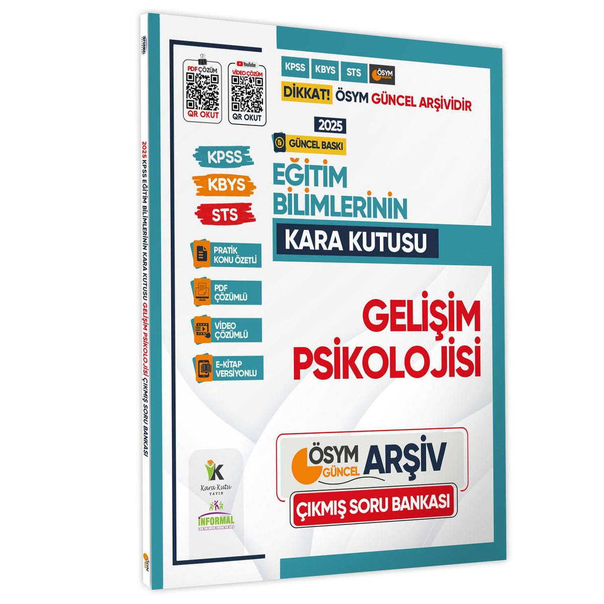 2025 MEB-AGS Eğitim Bilimlerinin Kara Kutusu GELİŞİM PSİKOLOJİSİ Çıkmış Soru Bankası Konu Ö. Çözümlü kitap kapağı