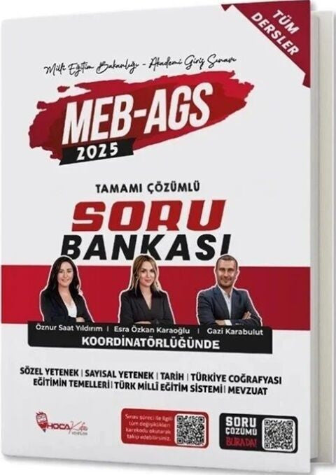 2025 MEB AGS Tüm Dersler Soru Bankası Hoca Kafası - Esra Özkan Karaoğlu kitap kapağı