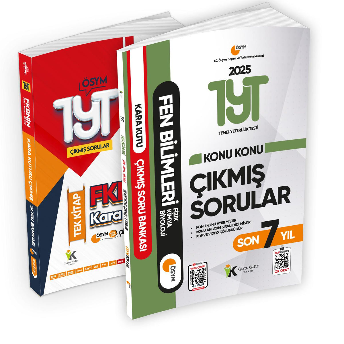 2025 TYT Fen Bilimleri Konu Konu Son 7 Yıl Çıkmış Soru Bankası ve FKB Kara Kutu TEK KİTAP Çözümlü kitap kapağı