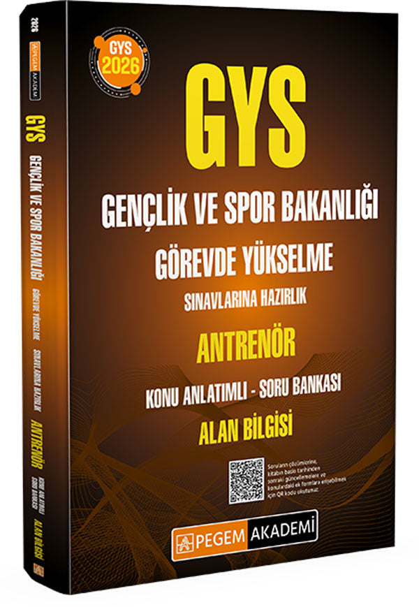 2026 GYS Gençlik ve Spor Bakanlığı Görevde Yükselme Sınavlarına Hazırlık ANTRENÖR Konu Anlatımlı Sor kitap kapağı