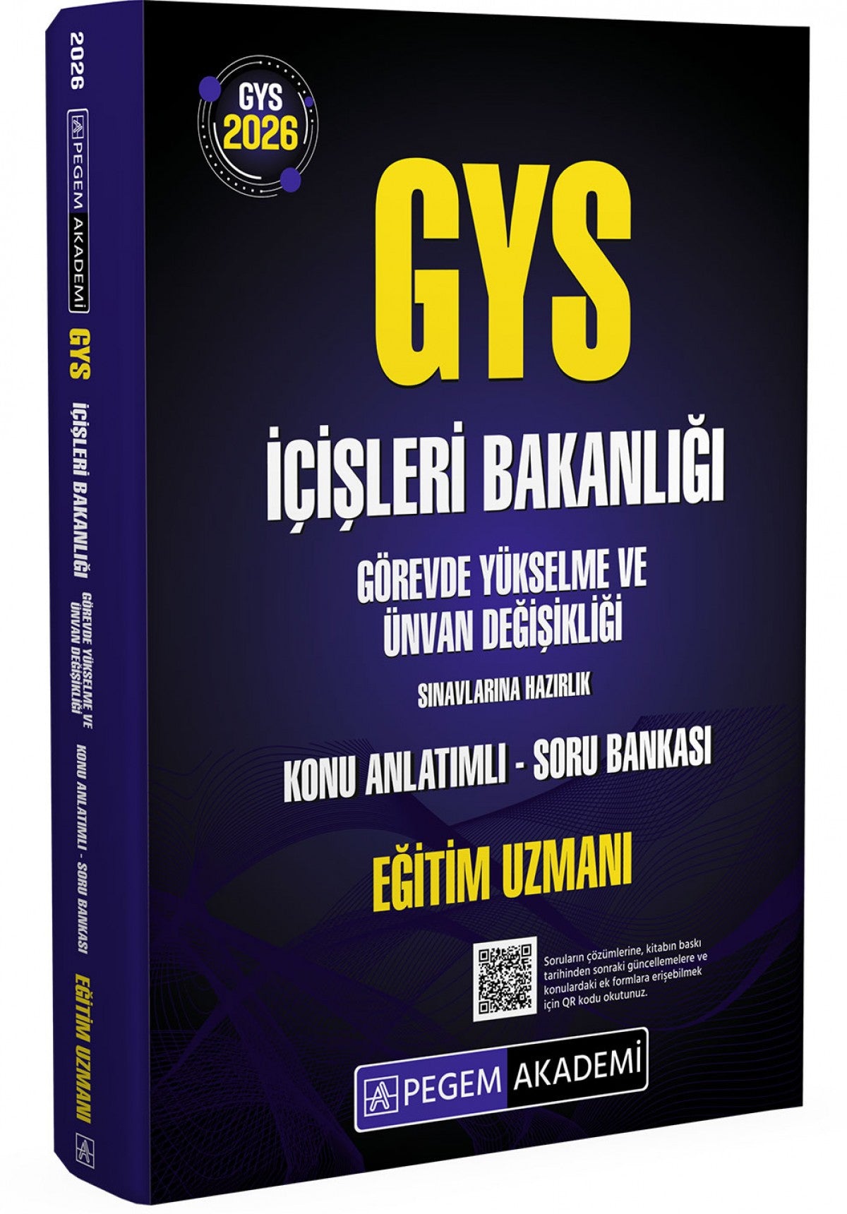 2026 GYS İçişleri Bakanlığı Görevde Yükselme Sınavlarına Hazırlık Konu Anlatımlı Soru Bankası EĞİTİM kitap kapağı