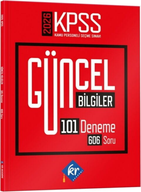2026 KPSS Güncel Bilgiler 101 Deneme 606 Soru - Kolektif kitap kapağı