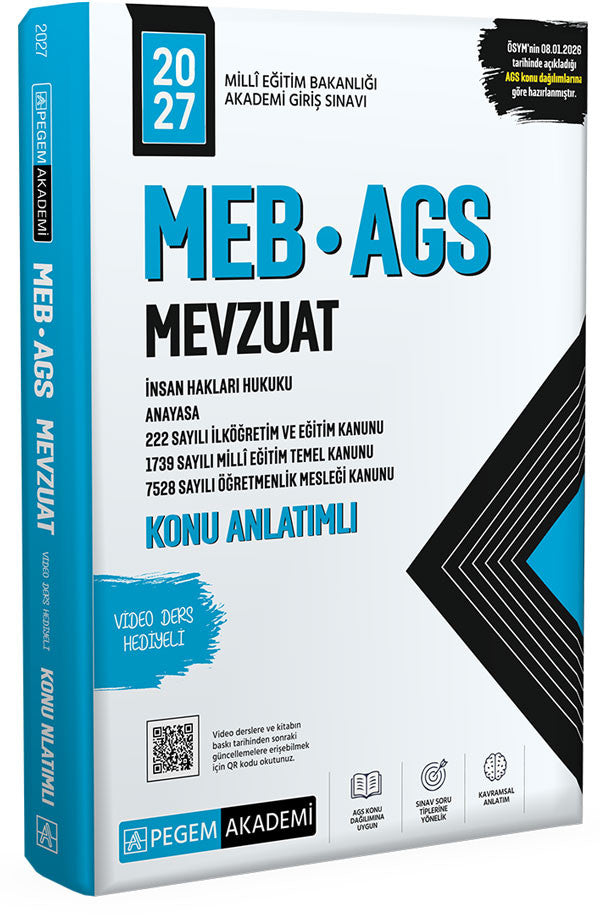 2027 MEB-AGS Mevzuat Konu Anlatımlı kitap kapağı