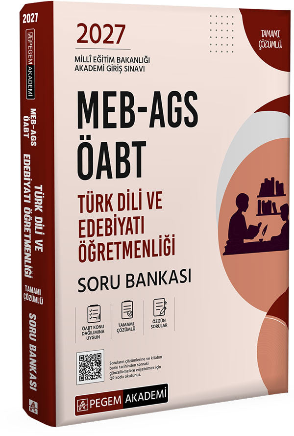 2027 MEB-AGS ÖABT Türk Dili ve Edebiyatı Öğretmenliği Soru Bankası kitap kapağı