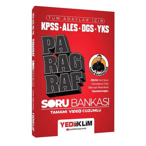 AGS KPSS ALES DGS YKS Tüm Adaylar İçin Paragraf Tamamı Video Çözümlü Soru Bankası