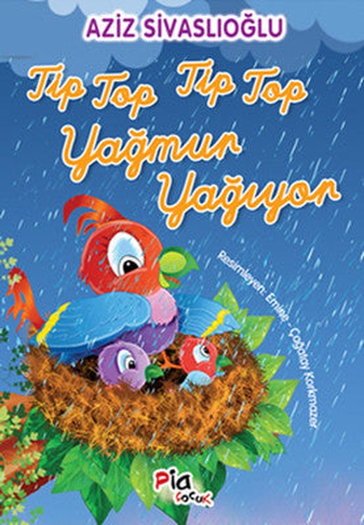 Okuyan Kedi Diz 1-Tip Top Tıp Top Yağmur Yağıyor (El Yazısı) | Pia