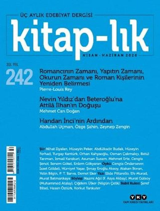 Kitap-lık Dergisi Sayı: 242 Nisan - Haziran 2026 | Yapı Kredi Yayınları (Ciltsiz)