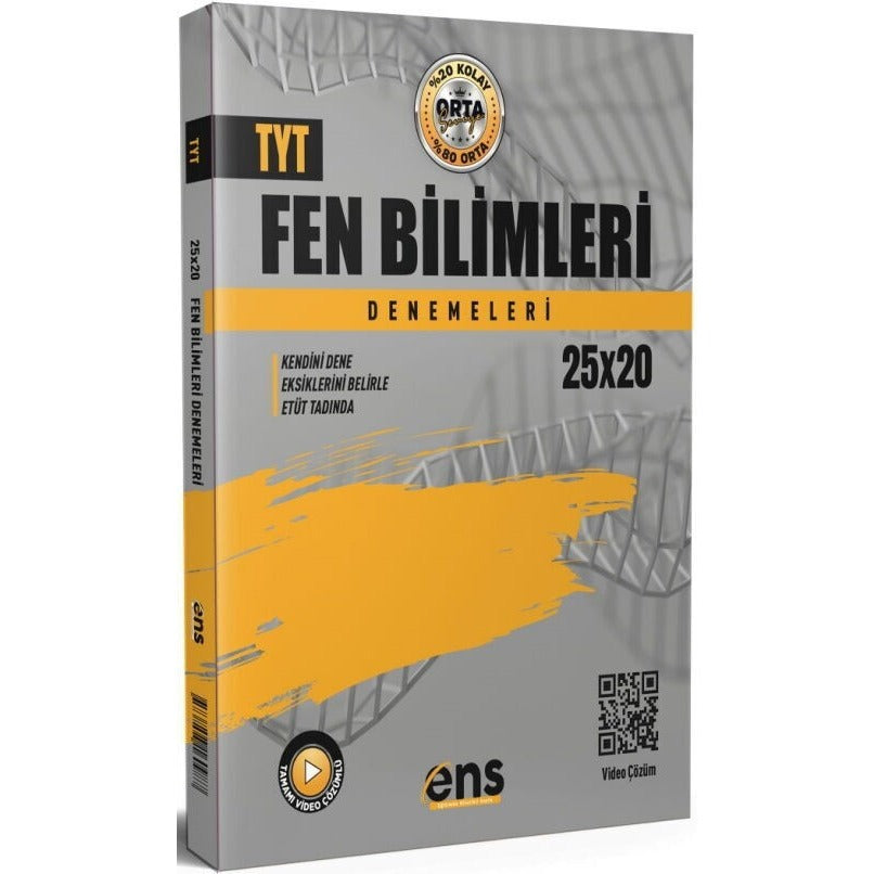 TYT Fen Bilimleri 20 x 25 li Denemeleri | ENS Yayınları (Ciltsiz)