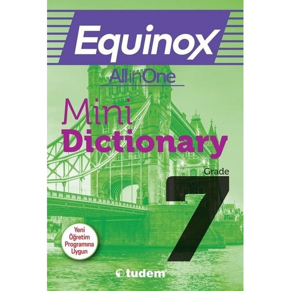 7.Sınıf Equinox All in One Mini Dictionary | Tudem Yayınları - Ders Kitapları (İnce Kapak)