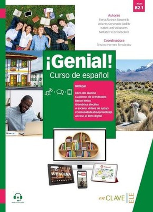 Genial B2.1 Libro del alumno + Cuaderno + Audio Descargable | enClave-ELE (İnce Kapak)