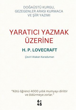 Yaratıcı Yazmak Üzerine | Altıkırkbeş Yayınları (Ciltsiz) - Resim 1