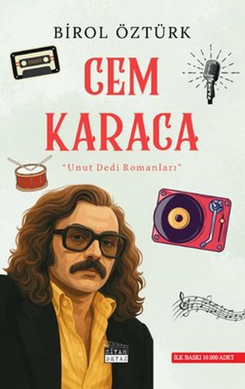 Cem Karaca - Unut Dedi Romanları | Siyah Beyaz (İnce Kapak)