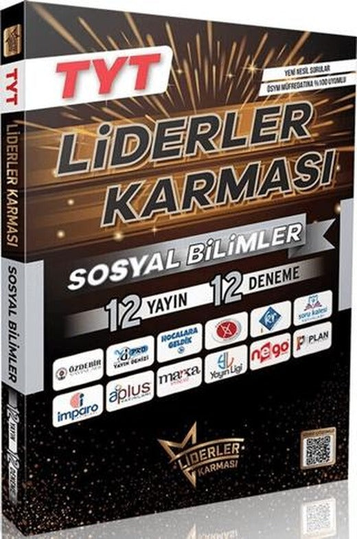 TYT Sosyal Bilimler 12 Yayın 12 Deneme | Liderler Karması Yayınları (Ciltsiz)
